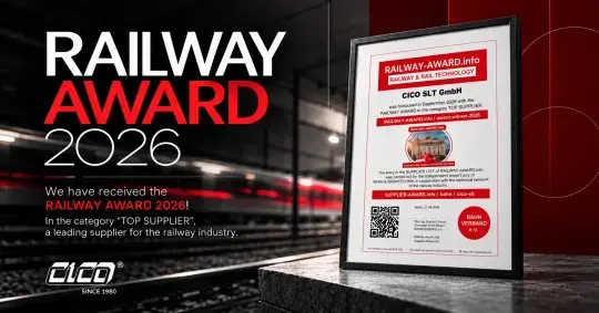 CICO® receives the RAILWAY AWARD 2026 in the “TOP SUPPLIER” category