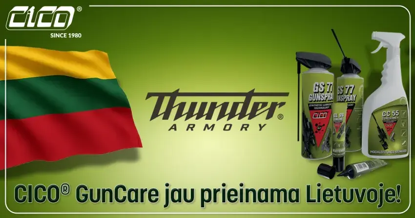 CICO® GUN CARE – New Main Distributor in Lithuania!