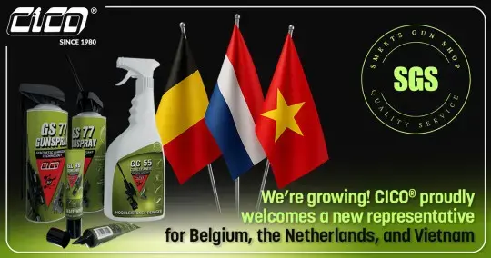 CICO® GunCare with a new distribution partner in Belgium, the Netherlands, and Vietnam